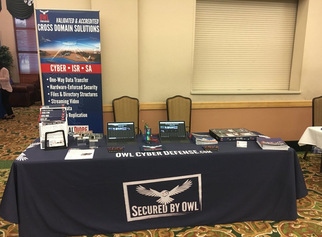 owlcyberdefense's tweet photo. Kicking off an exciting show at The annual @JBSA_Official tech expo! https://t.co/Nlij23Mgrn