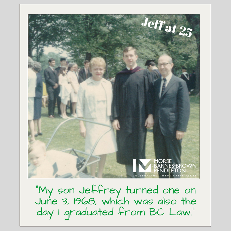 Morse's tweet photo. #MBBPat25 Jeff Somers was busy at 25! He was married and raising their first child, finished law school, moved to D.C., and started his first job as a lawyer at the #SEC. https://t.co/10UnO0nTjh https://t.co/FyAGJYJJgE