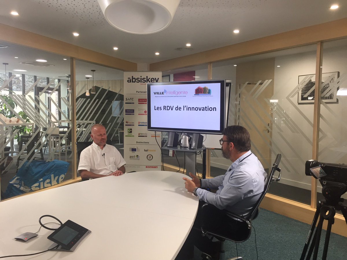 assopavic's tweet image. Tournage en cours "Les RDV de l'innovation" chez notre partenaire @Absiskey
Merci à Philip Fournier @GroupeAfone solution #papam, Frederic Brier #GROLLEAU, Laurent LEBRETON #EEGLE, Fabien BOUDAUD @NovaVeolia @Veolia @Veolia_FR Bientôt sur @villeintelmag
 @assopavic @don_renaldoo