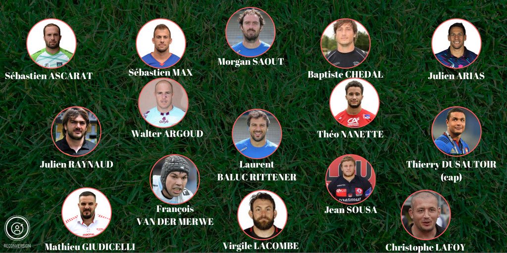 [#Reconversion]
Provale Formation a élu son XV de la reconversion 2017/2018!
Bravo à tous et aussi à ceux dont les noms n’apparaissent pas! On est fiers de vous accompagner dans vos projets d’avenir.
Découvrez les détails des formations et reconversions : provale.fr/fr/xv-de-la-re…