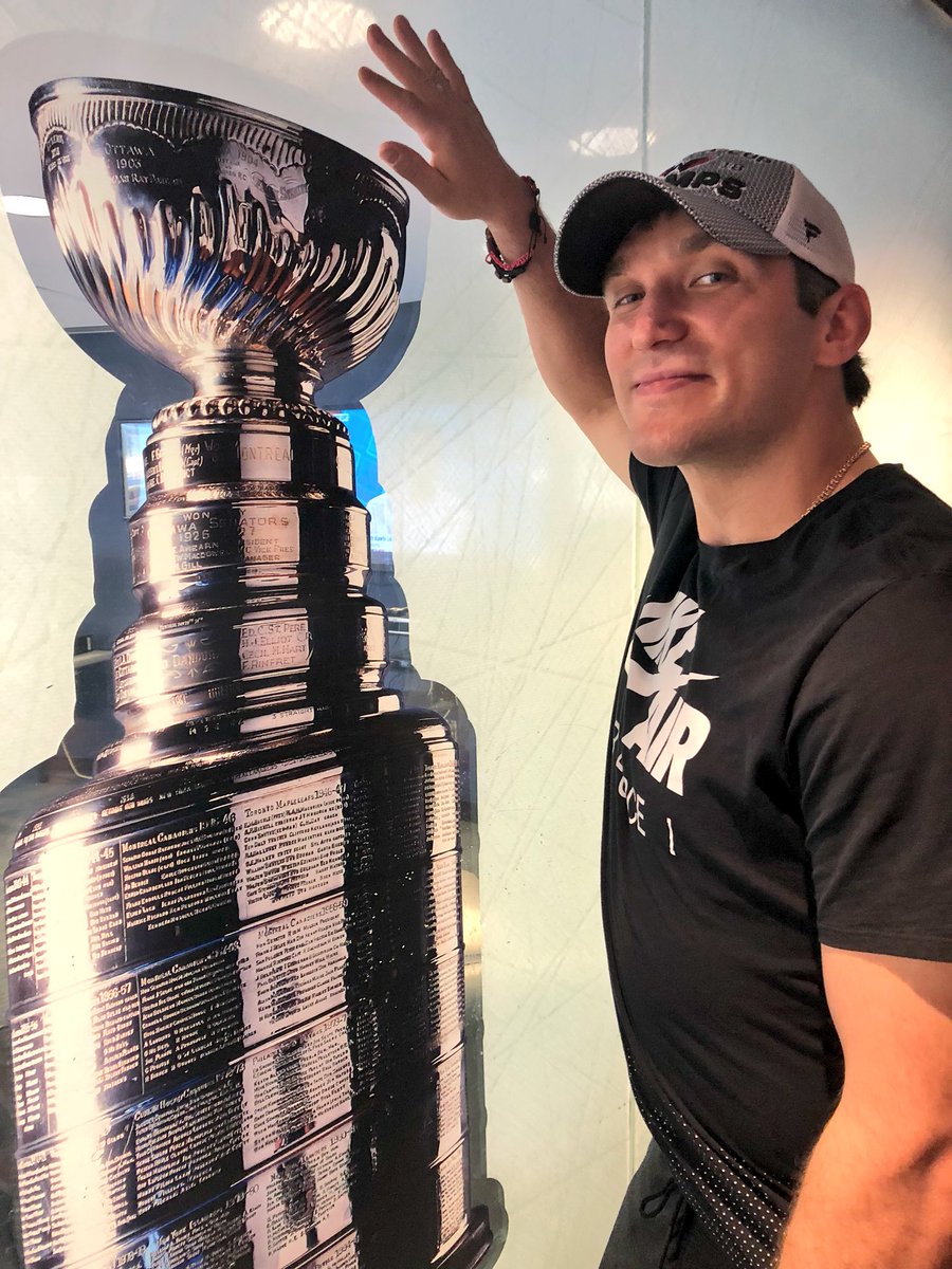 Capitals's tweet image. SOMEONE SHAVED!!! #ALLCAPS #StanleyCup