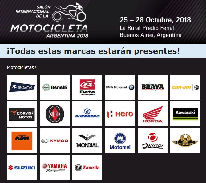 Monarca delicado Contemporáneo Salón Moto on Twitter: "¿Qué marcas de motos voy a encontrar en el 1º Salón  Internacional de la Motocicleta? ⬇ #SalónMotoAR #motos #argentina  #motosargentinas #motorcycles #motocicleta https://t.co/iOqll0NfdK" /  Twitter