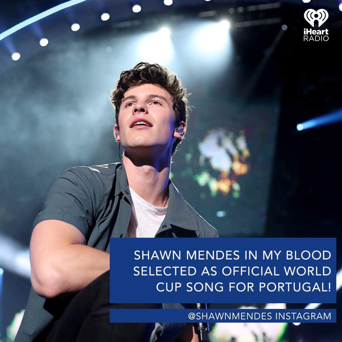 ⚽️ @shawnmendes In My Blood is now the Official World Cup song for @selecaoportugal 🌍 #InMyBloodPortugal https://t.co/AzoXthFI9d
