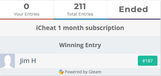 iCheatCSGO's tweet photo. The winner of our giveaway is @JimboProxD !  congratulations! Please send us your iCheat Name. https://t.co/Dra7de7yif