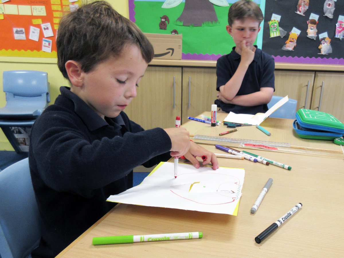 CaldicottSchool's tweet image. For their well-being lesson this week, #Caldicott1stForm have been creating their own &quot;worry monsters&quot;. #byebyeworries #aproblemshared
