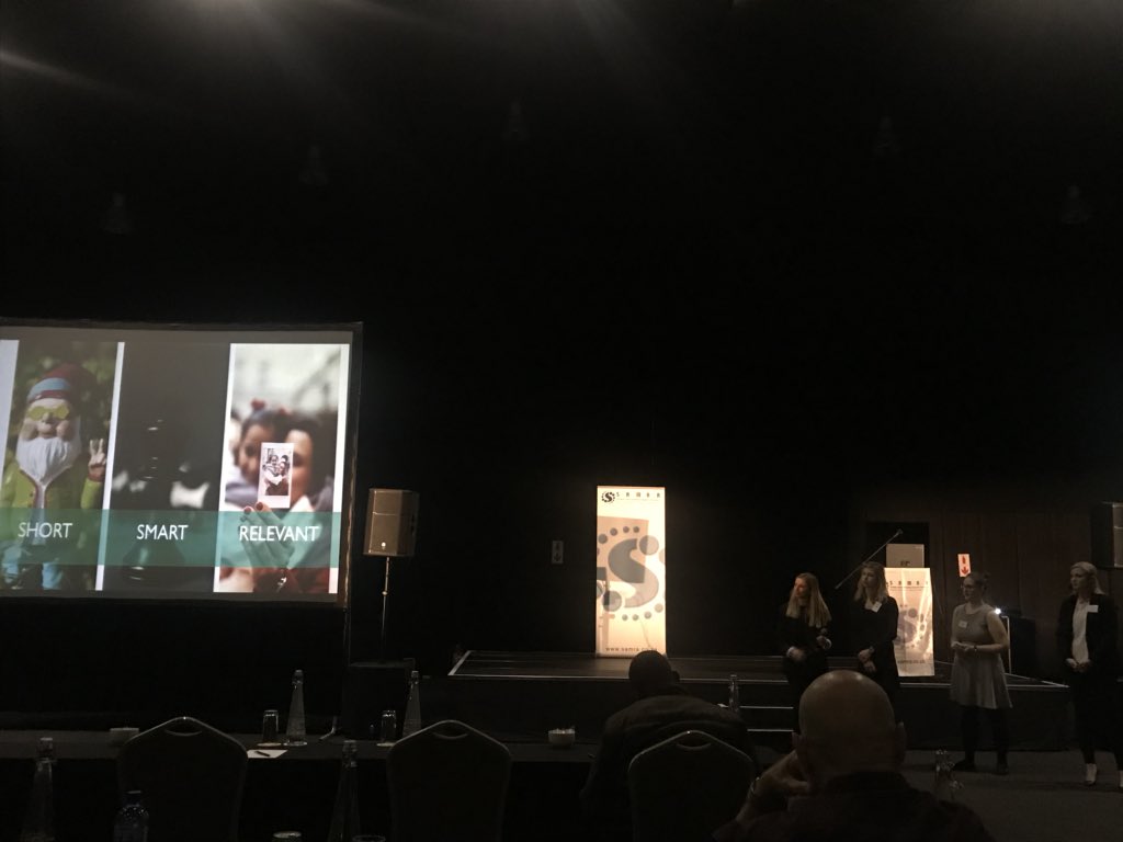 EjazMirza's tweet photo. Marguerite and Caitlin talking about shirt smart and relevant design for mobile survey at #samra3am. Good stuff guys at @kantar mobile team. https://t.co/Ij5j4kHnwY