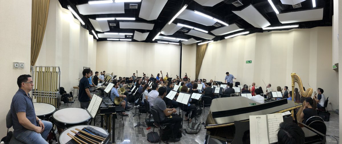 OSUANL's tweet photo. Ya estamos en los ensayos de “Harry Potter y el prisionero de Azkaban en concierto”.  #nuestraOSUANL https://t.co/N7bfE0XLj9
