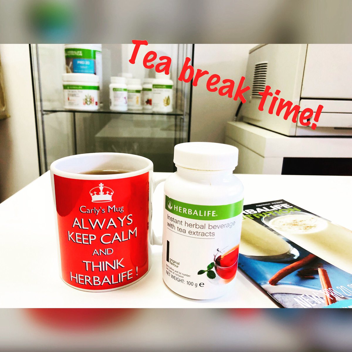 Energy boosting tea when I need it most!! #keepsmiling #keepfocused #stayingontrack