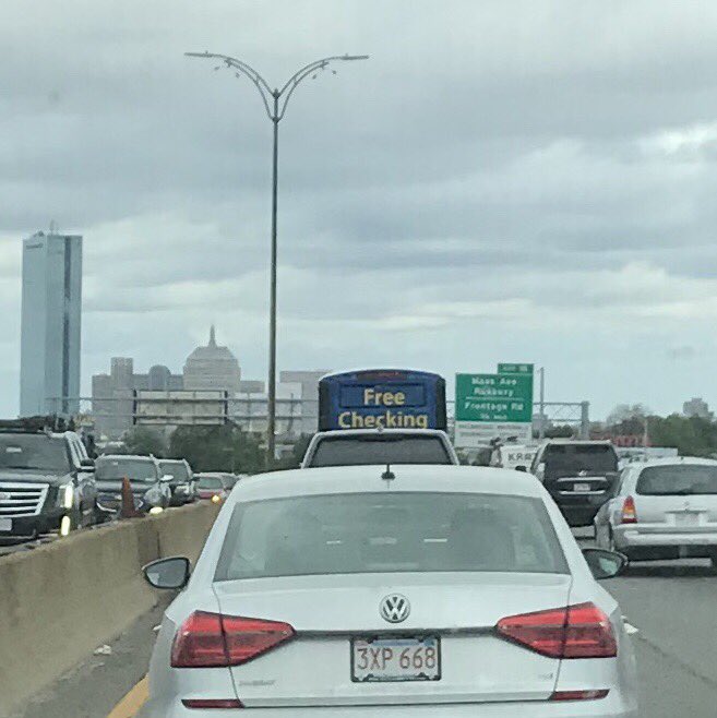 pglyman's tweet image. Free Checking! Two questions: 1. Does bus advertising work? I’m guessing in Boston traffic it’s pretty good exposure. 2. Is “Free Checking” the best message to drive new accounts? #bankmarketing #bostontraffic #freechecking