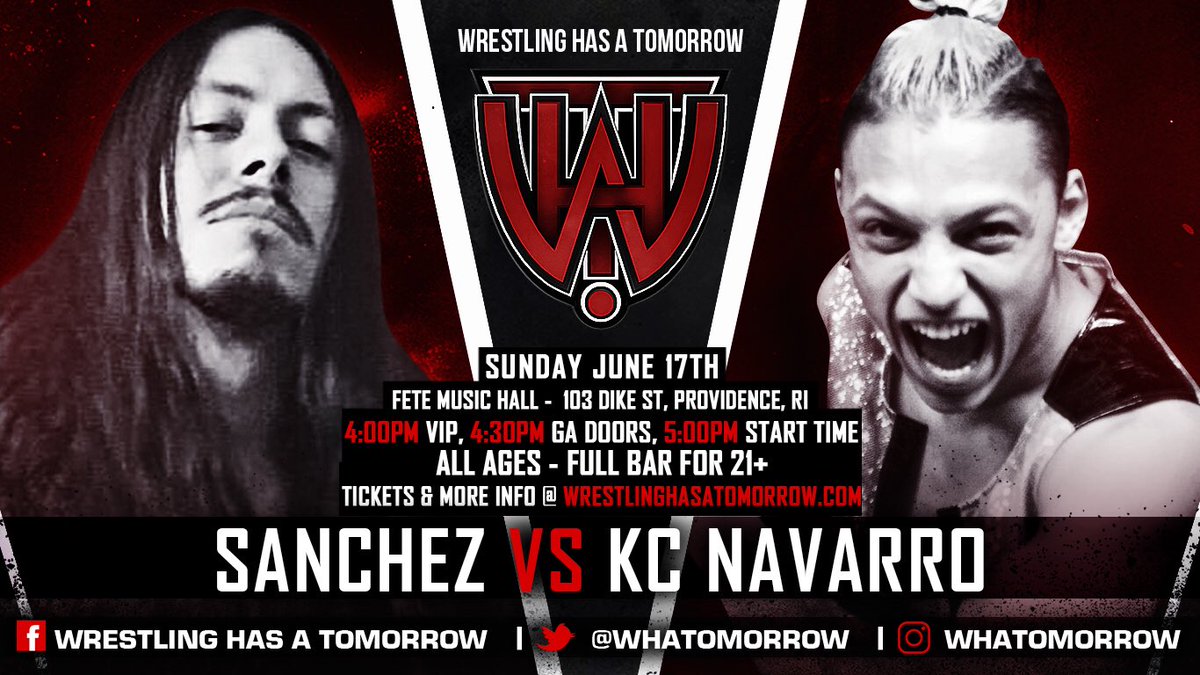 WHATomorrow's tweet photo. .@KCwrestles came into WHAT! Wrestling and poured his heart into every match, which lead him to win 3 straight matches. At #WHATIV he suffered his first defeat but immediately looks to rebound at #WHATV against the veteran Sanchez!
$20 GA Tickets:
https://t.co/fe2lArdMmt https://t.co/8kxemq1dJb
