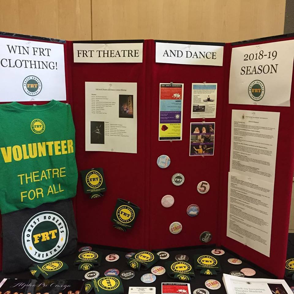 NMUtheatredance's tweet photo. We had a great time meeting some awesome incoming freshmen last night at the extracurricular organization fair! Next week's fair can't come soon enough! #FRTTheatreandDance #NMUTheatre #NMUDance #NMUorientation #shareNMU #FRT https://t.co/NevUQOVIxl