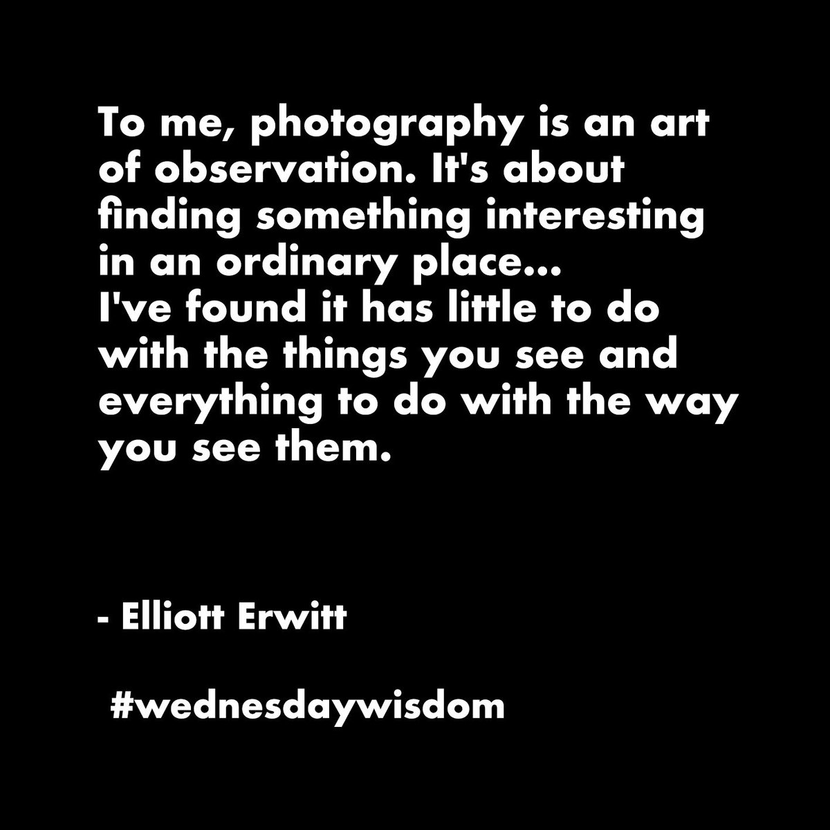 ILFORDPhoto's tweet photo. #wednesdaywisdom https://t.co/dZTDqJXX79