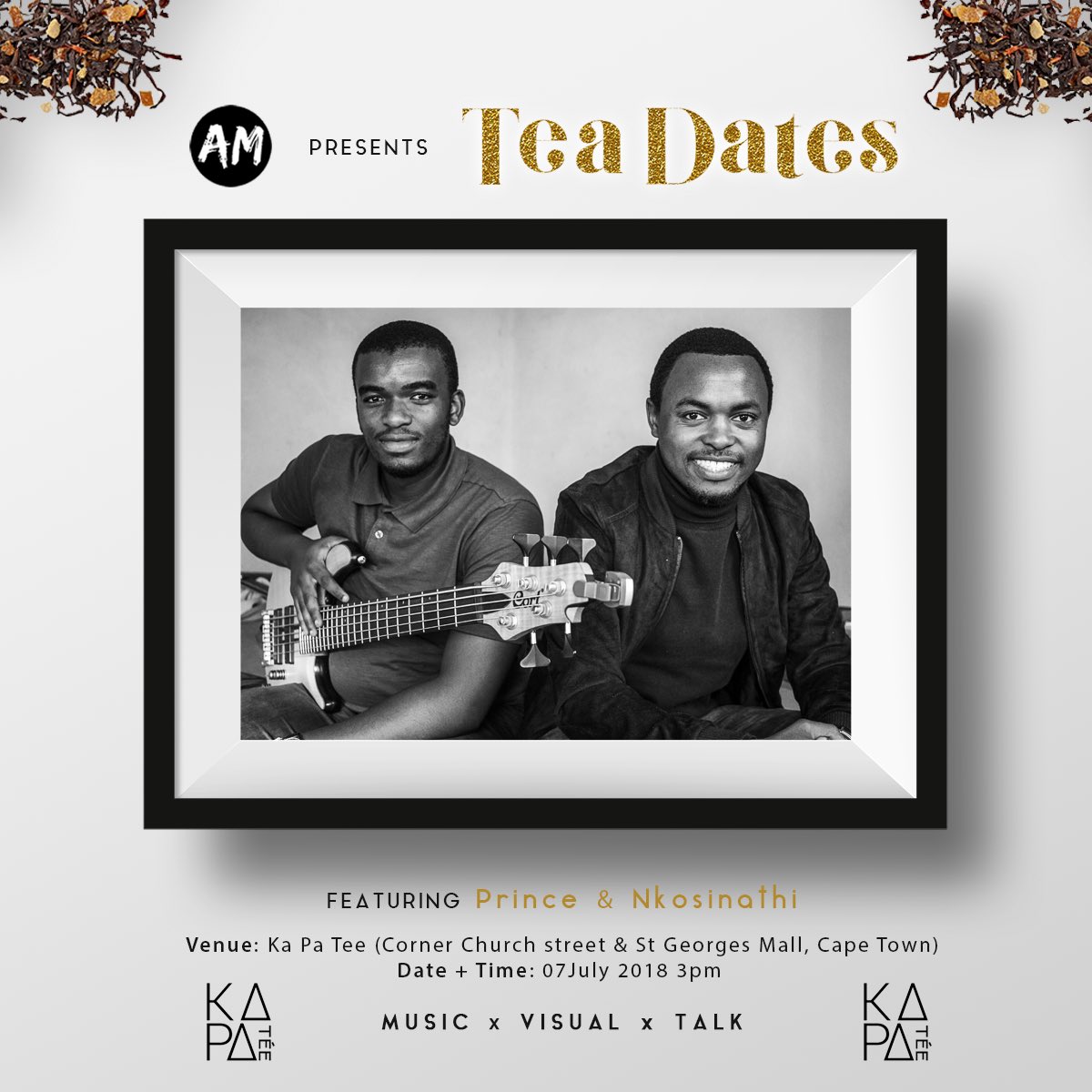 AndyMkosi's tweet photo. If you are a lover of tea, the culture of it and a fan of our music. Come experince the entire package at one of the #TeaDates https://t.co/eynCM7dKl9
