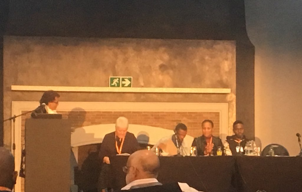 Takalani_Mul's tweet photo. Thoroughly enjoyed hearing from the students from @UPTuks I also really appreciate how they are all embracing the spirit of #Ubuntu by giving back to their [student] community through their involvement in on-campus student support initiatives. #SIYA2018 @siyaphumelela5 @kresgedu https://t.co/DUzqnjOqGr