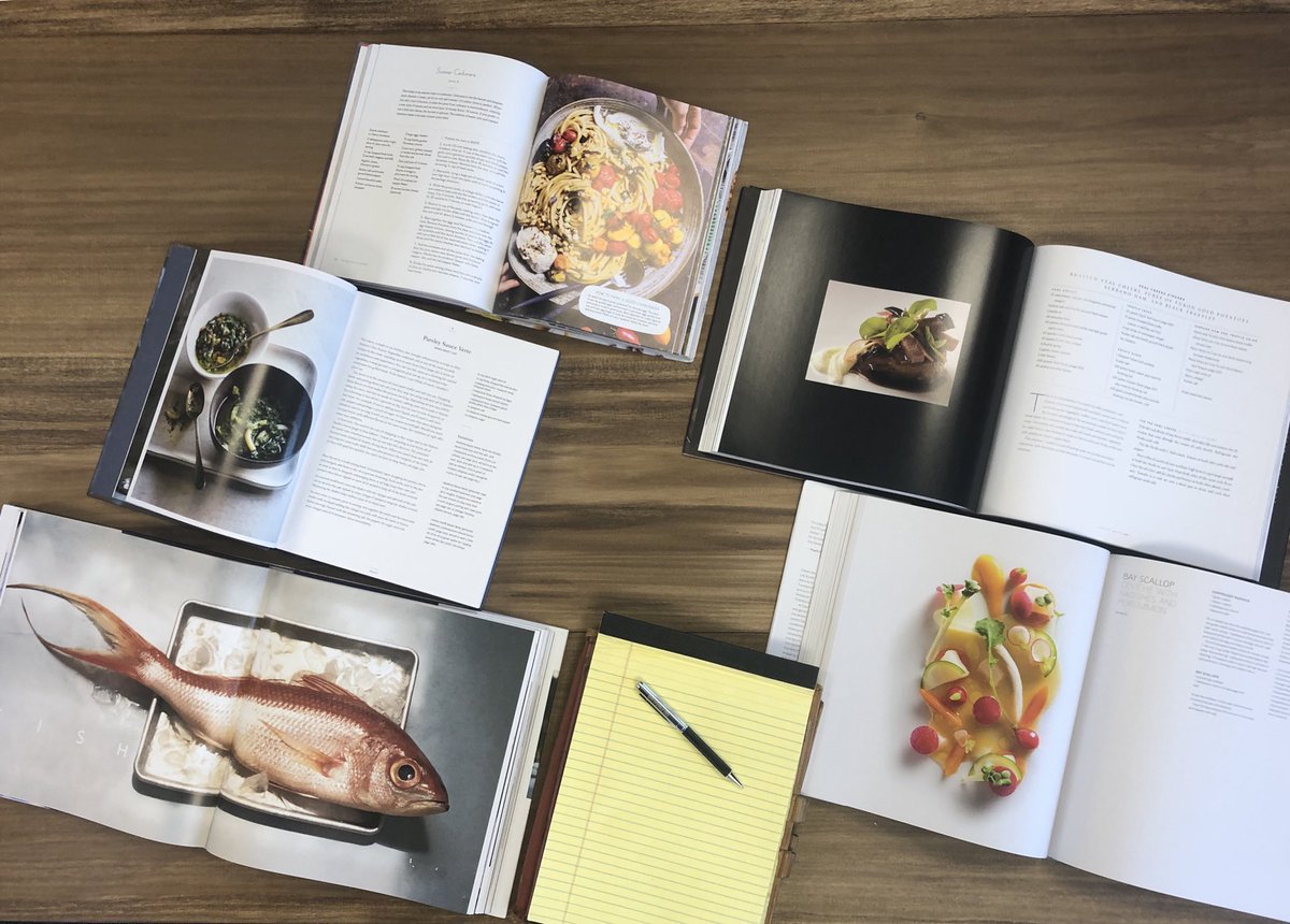 ChefJeffPhilbin's tweet photo. “You cannot open a book without learning something”
-Confucius
Time for some R&amp;D for some exciting things to come soon!! 😬
CC: @Chef_Keller @_TFL_ @HBHarvest @MASTERCHEFonFOX #ElevenMadisonPark #ChefJeffPhilbin #MasterChef https://t.co/bneTpT5E7T
