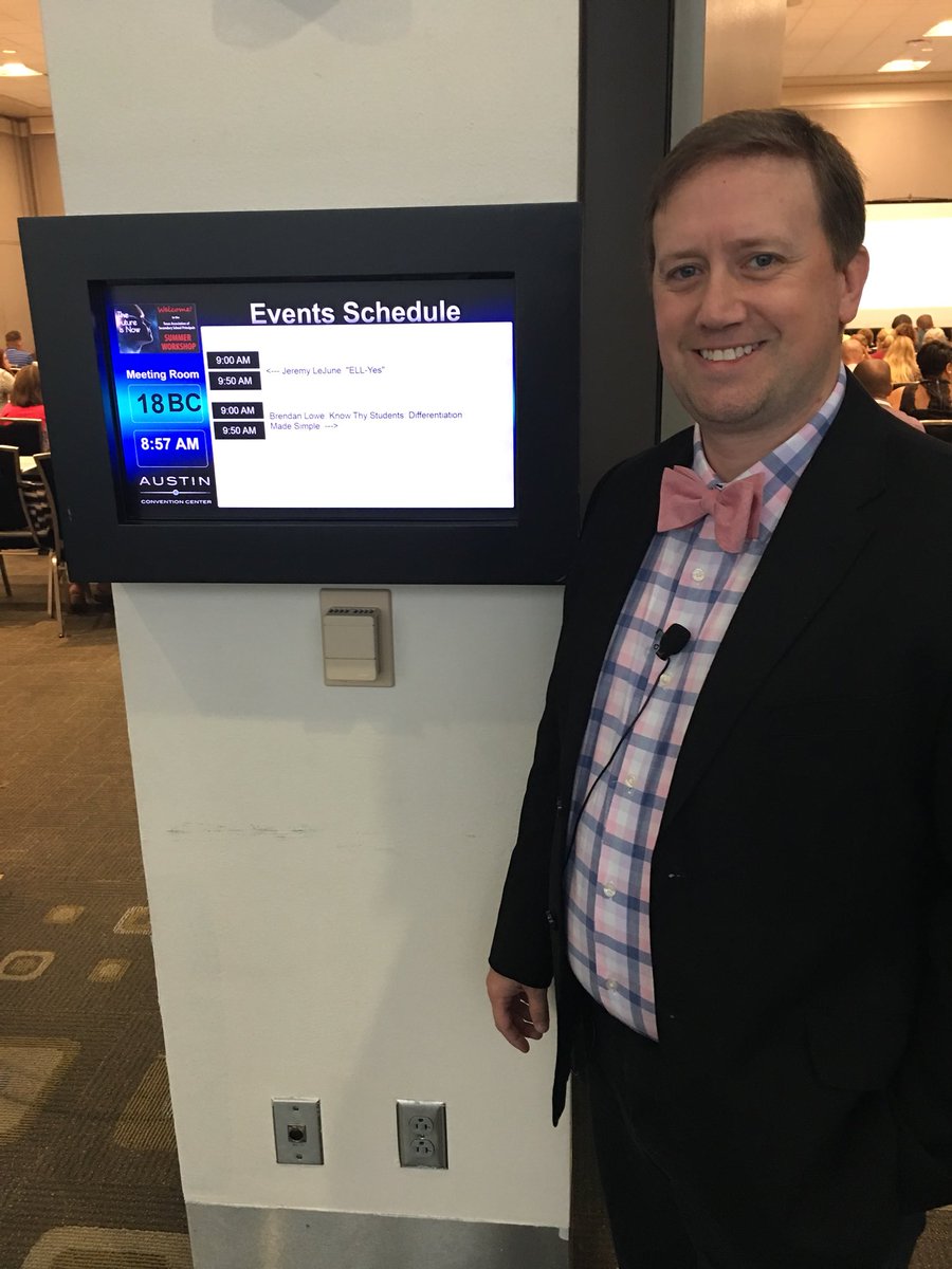STEMCourse's tweet photo. I just presented my differentiation system at TASSP! It was a great experience! #TASSP #Differentiation #Knowthystudents https://t.co/UgDLa3ZRto