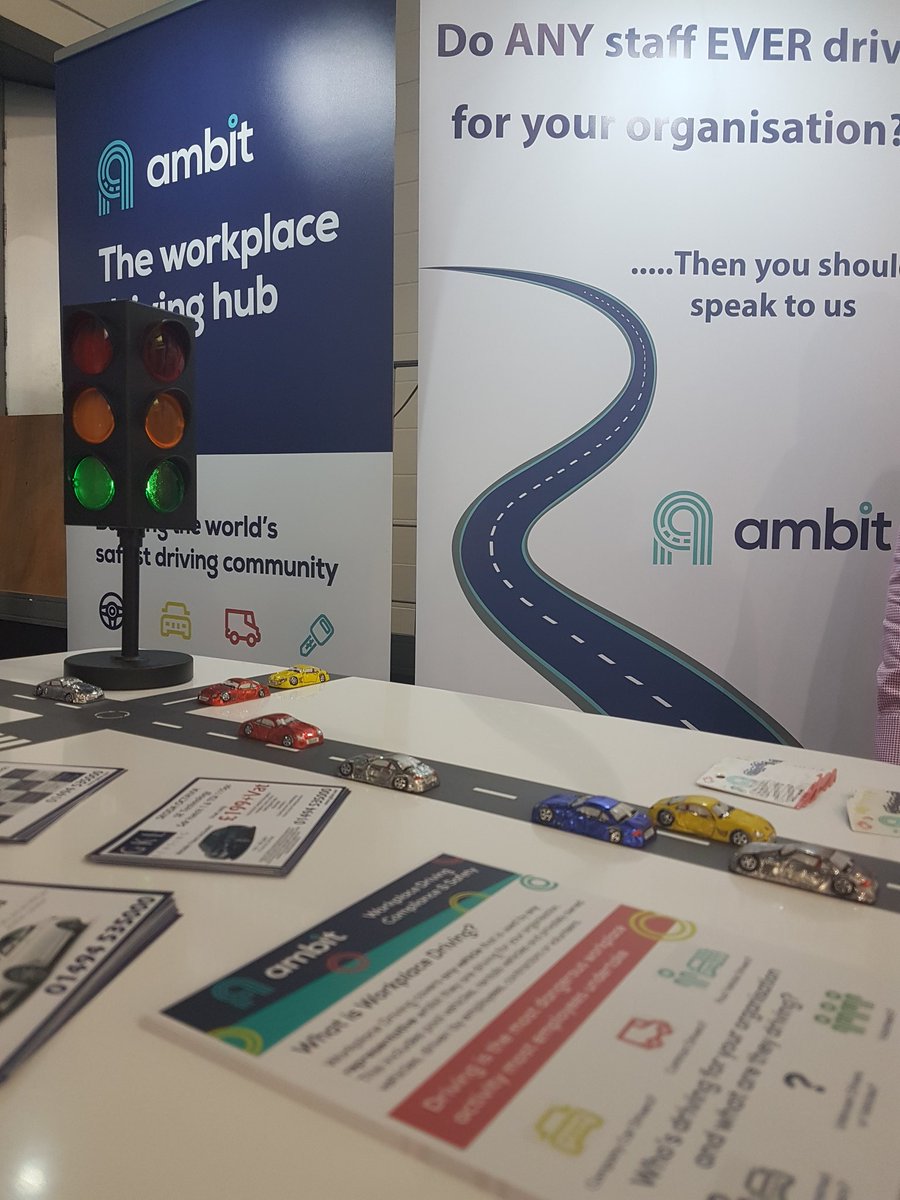 AmbitHub's tweet photo. On the road at the CIPD #HRSS18 Show sharing about best workplace driving compliance and safety practices #ambithub #gkluk https://t.co/tQJNcceI7C