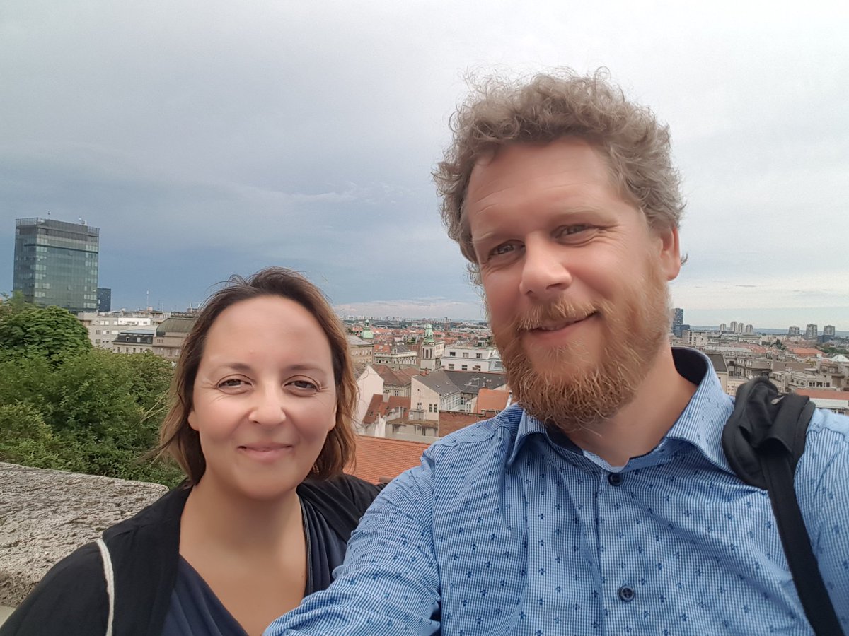 Helgeastad's tweet photo. På tur til Zagreb med @Herdis for @Kodeklubben og @kidsakoder. Samarbeid med Code Club Croatia på gang! Takk til @AstridVersto og den norske ambassaden! https://t.co/72E8weEDpG