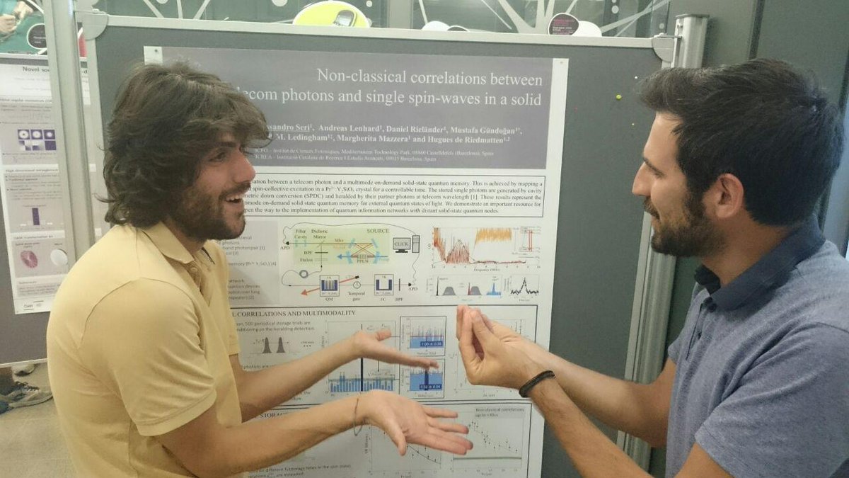 QuantumPSA's tweet photo. Today at @ICFOnians we have three posters that CoQuS students can enjoy during their visit to ICFO! https://t.co/xNc6sPDvZT