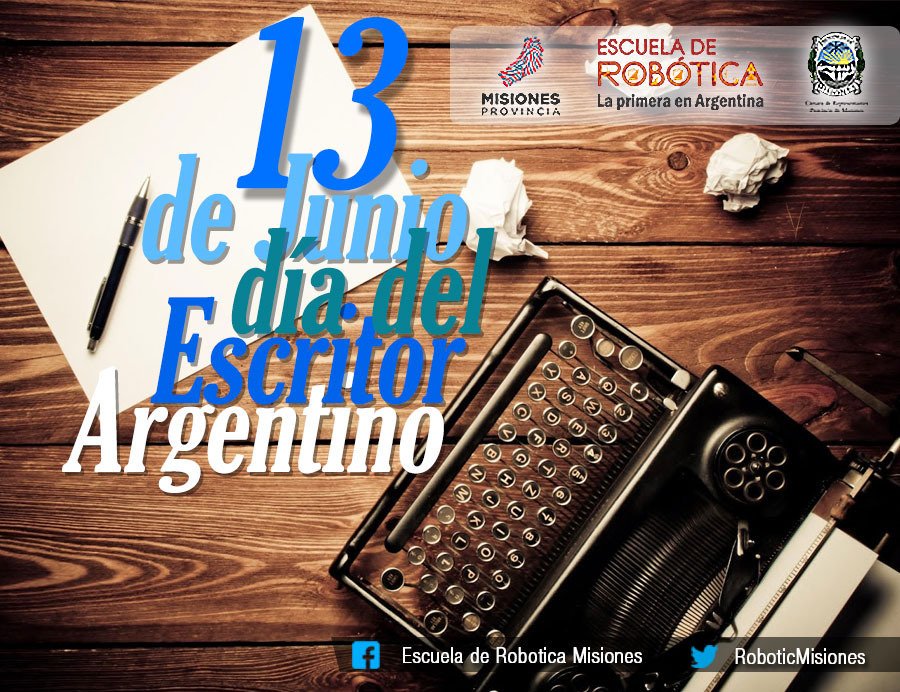 PortalAndresito's tweet photo. 13 de Junio #DiaDelEscritorArgentino
📝📝📚📖📕😀😀 @RoboticMisiones @flalomorales @CaroASilvero https://t.co/aaducGrNWY