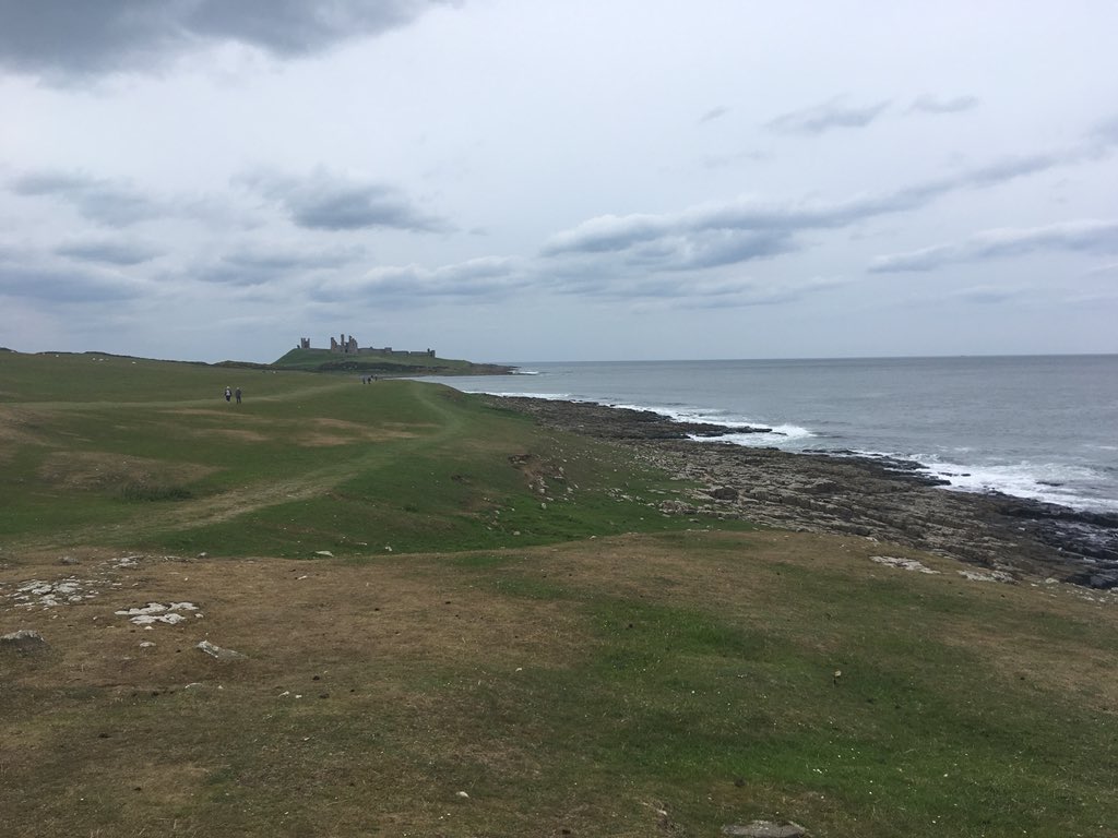 Lovely Fish &amp; Chip Picnic today with <a href="/ClaireGatens/">Claire Gatens</a> at Dunstanburgh Castle with help from our <a href="/Fortnums/">Fortnum & Mason</a> picnic set &amp; our Awesome <a href="/Barbour/">barbour</a> <a href="/BarbourInt/">BarbourInternational</a> Picnic Blanket!