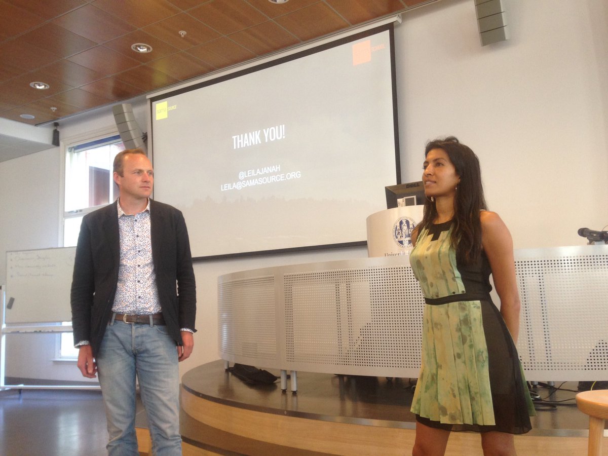 "Ending extreme poverty is the way to solve many other challenges, including the climate change" - <a href="/leila_c/">Leila Janah</a> on how she started @Samasource