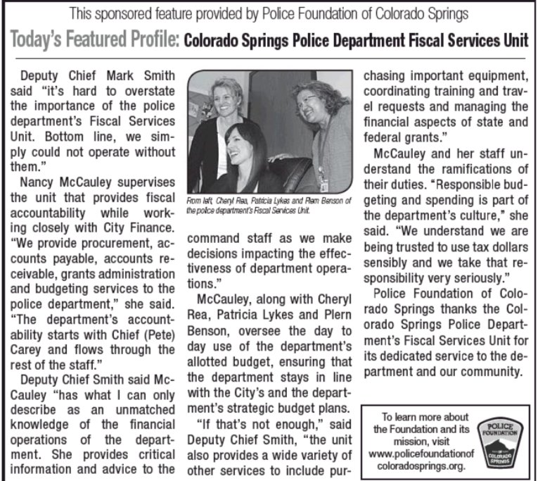 CSPDPIO's tweet photo. Congratulations! Thank you! #CSPD #ColoradoSprings #Colorado #USA https://t.co/IE5Yx7rEGJ