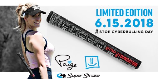 GIVEAWAY ALERT: Retweet for a chance to win a limited edition grip &amp; signed picture of <a href="/PaigeSpiranac/">Paige Spiranac</a>.  The Ltd Edition Grips will be available for sale this Friday 6/15, on #STOPCYBERBULLYINGDAY - 50% of sales go to <a href="/CybersmileHQ/">The Cybersmile Foundation</a>

Help spread the news about #STOPCYBERBULLYINGDAY