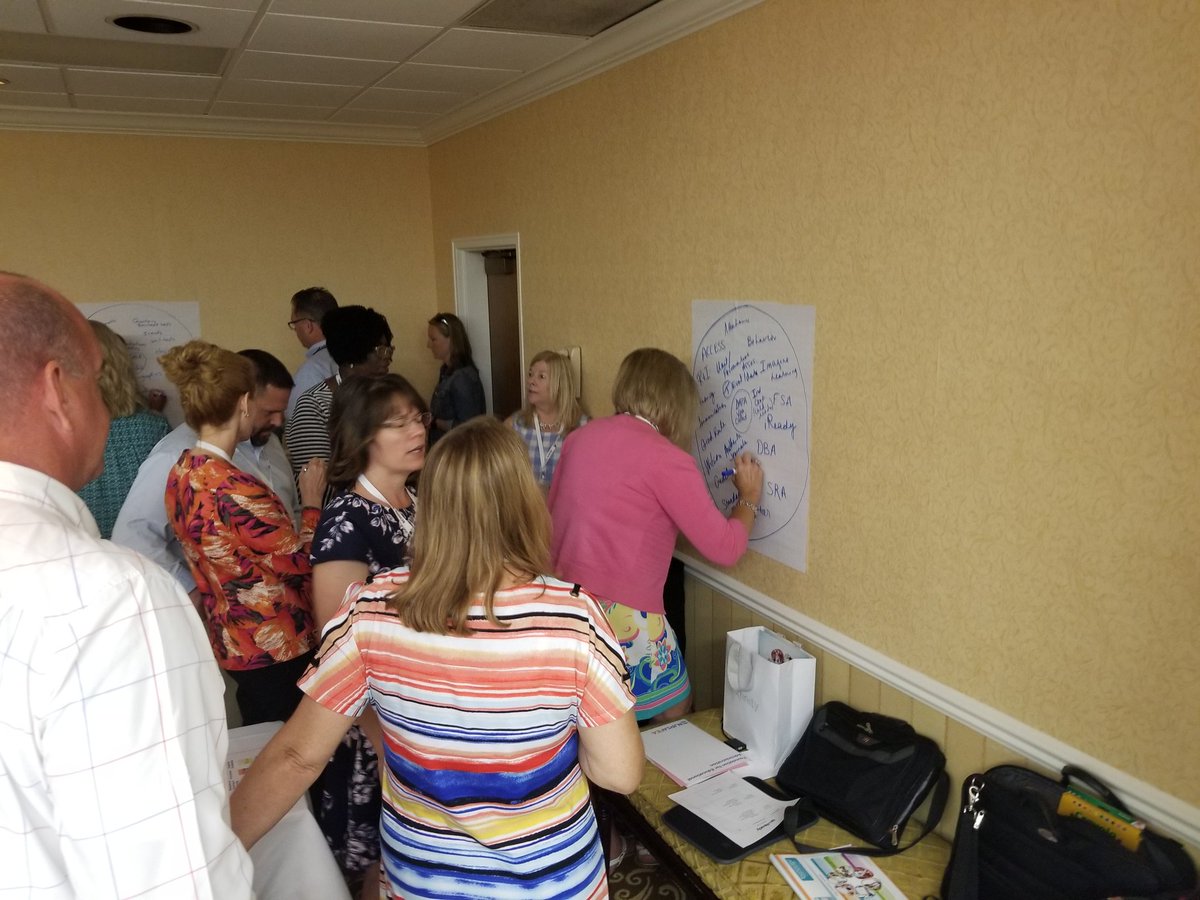 James_C_Dean's tweet image. Full house here for @SchoolLeadersFL session on #DataOverload with @flaguerre using @ThinkingMaps to visualize the work.