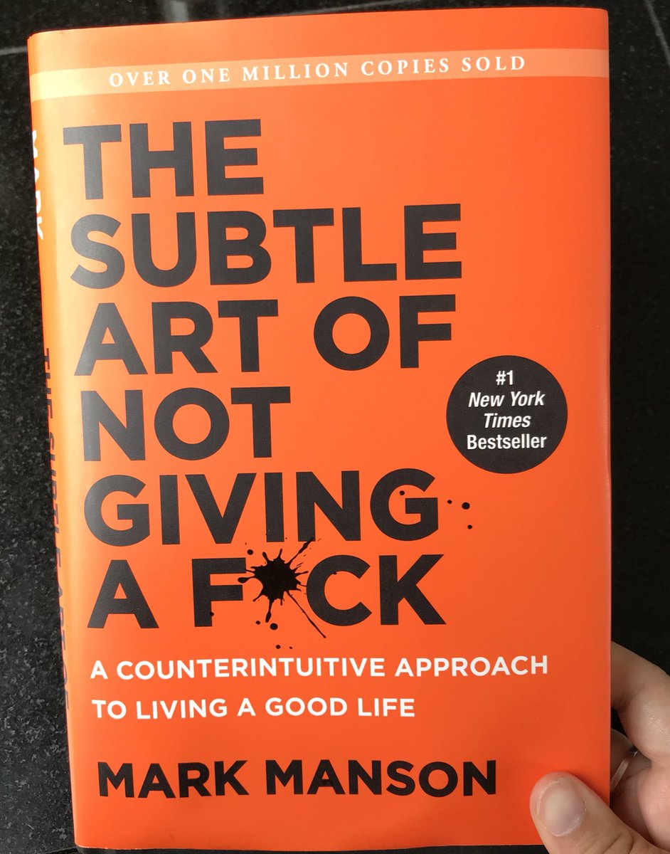 Anyone who knows me knows my personal mantra for awhile has been “the pursuit of happiness,” Well, Manson took my pursuit, flipped it upside down and told me I was doing it 100% wrong.  

Tough pill to swallow, but a good read for those looking to improve upon themselves 👍
