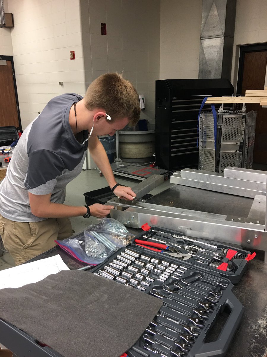 InvenTeamIgnite's tweet photo. We are now getting ready to send off our press to MIT and final touches are now being made to the presentation and technical information. T-5 days till  we leave, we’re all excited to get to EurekaFest!!!
.
.
.
#pltw #engineering #design #research  #edd #science #stem #MIT2018 https://t.co/4PoL626aS1