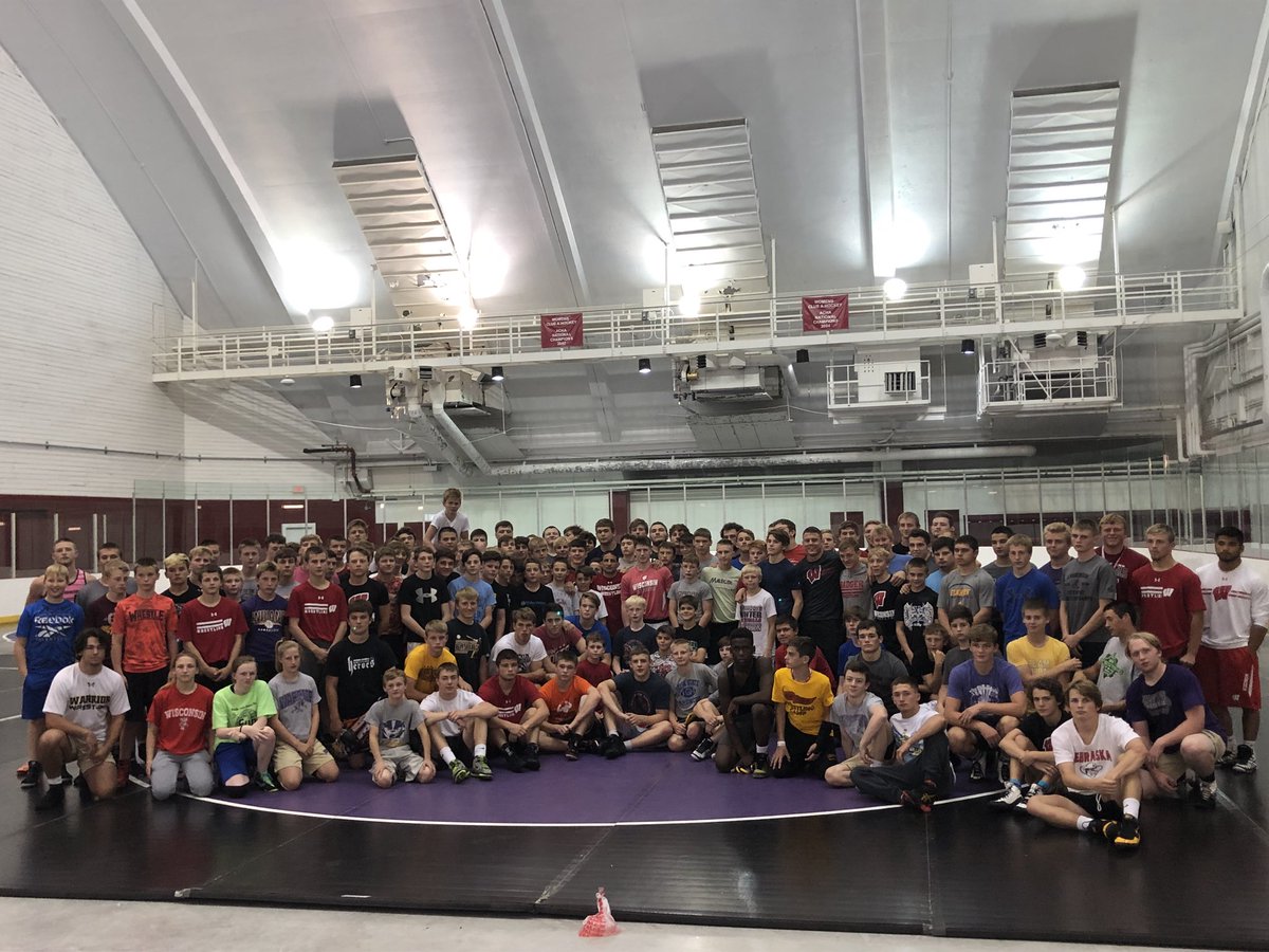 WaukeeWrestling's tweet photo. And that’s a wrap! @ChrisBono @BadgerWrestling @Jon_Reader @McDominate17
Thanks for a great camp! #OnDaRoadAgain #RoadWarriors https://t.co/dNOW44Jv3a