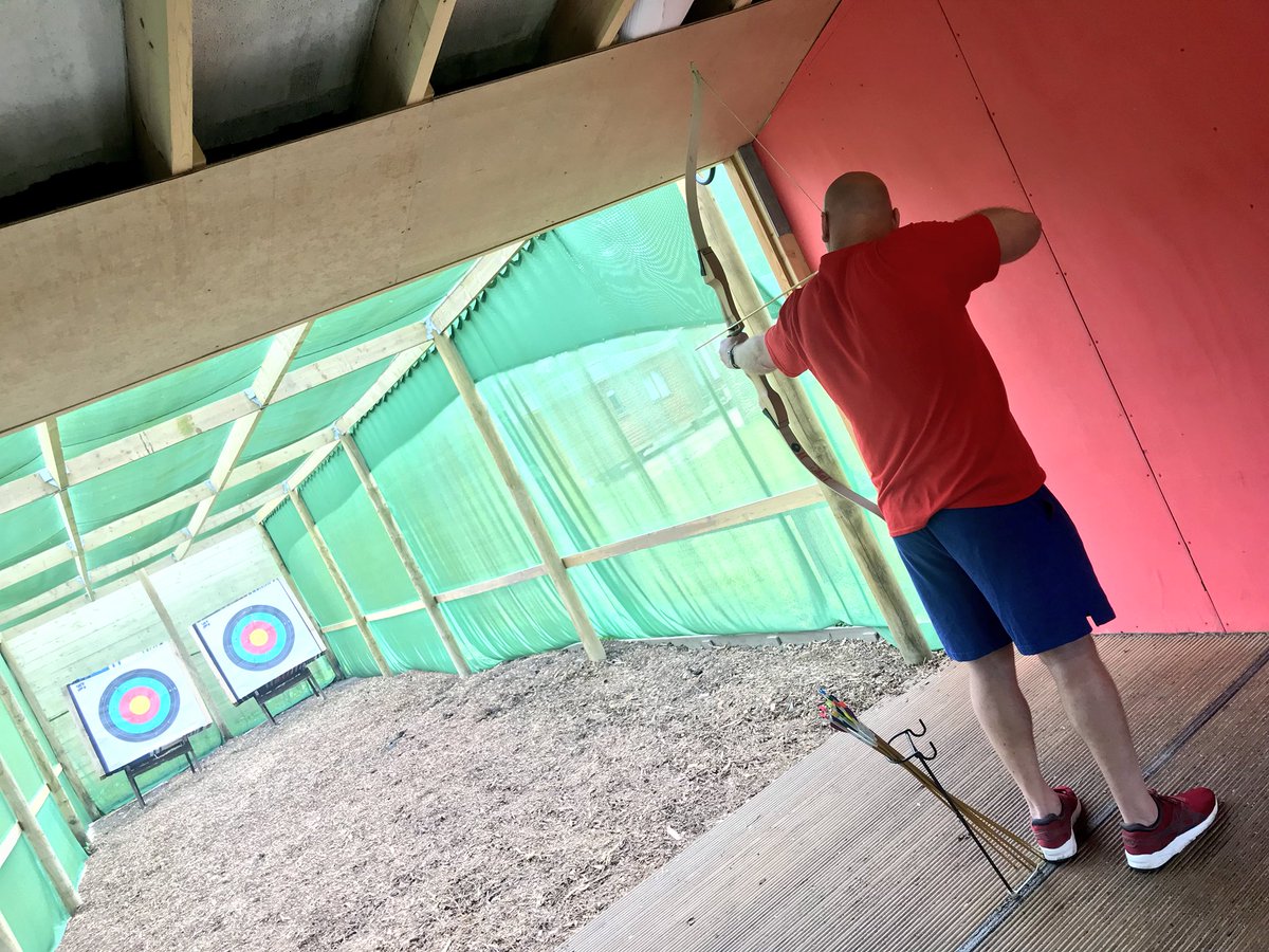 philippajacks's tweet photo. ...but #TeamTTG pulled it back in the archery contest - making it a win overall!! #goactivegames https://t.co/aPH8xvkCa8