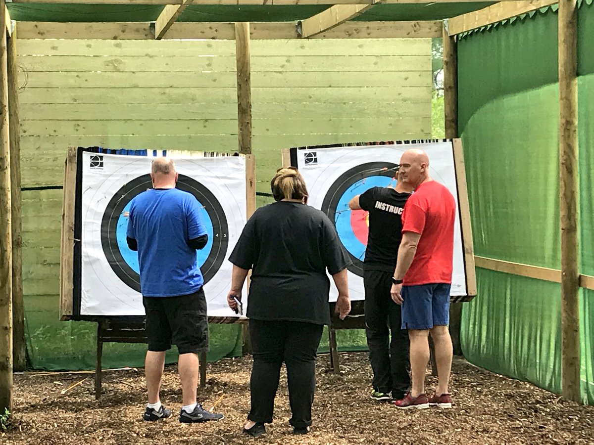 philippajacks's tweet photo. ...but #TeamTTG pulled it back in the archery contest - making it a win overall!! #goactivegames https://t.co/aPH8xvkCa8