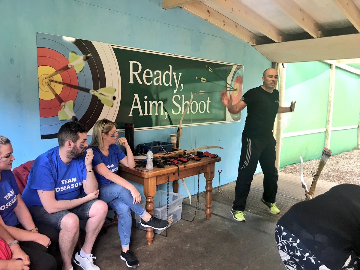 philippajacks's tweet photo. ...but #TeamTTG pulled it back in the archery contest - making it a win overall!! #goactivegames https://t.co/aPH8xvkCa8