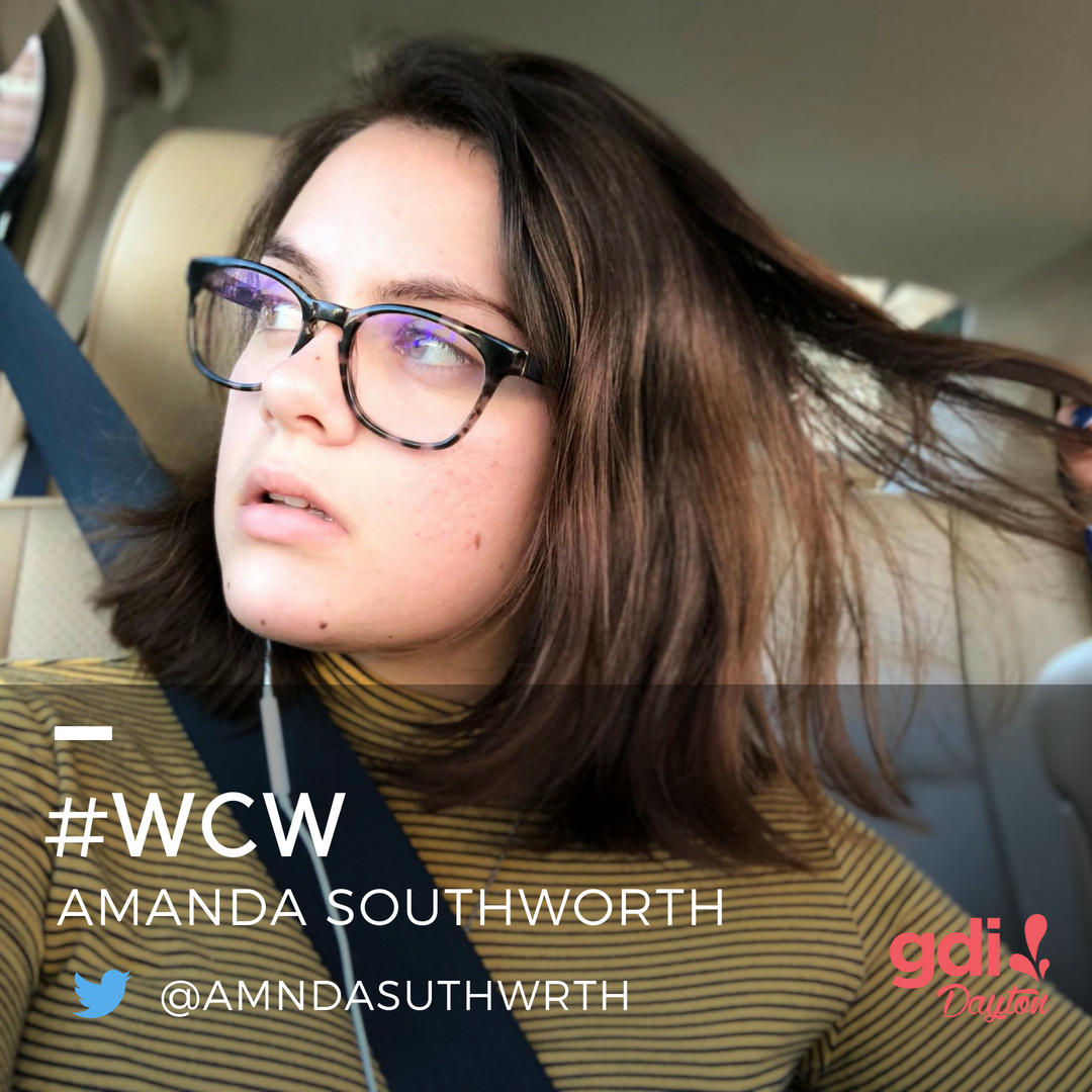 #WCW this week is the young and promising developer behind the anxietyhelper App and a previous recipient of Apple's WWDC scholarship! Amanda Southworth (@amndasuthwrth ) .  Keep up your stellar learning and thirst for knowledge!