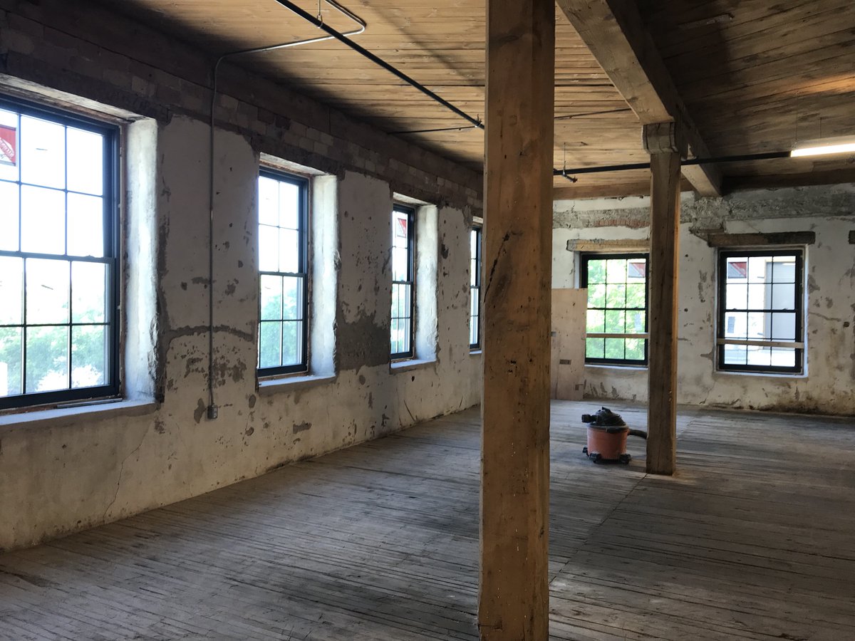 More of the heritage building at #TheMetalworks in downtown Guelph! Can’t wait to see it complete 👏👏