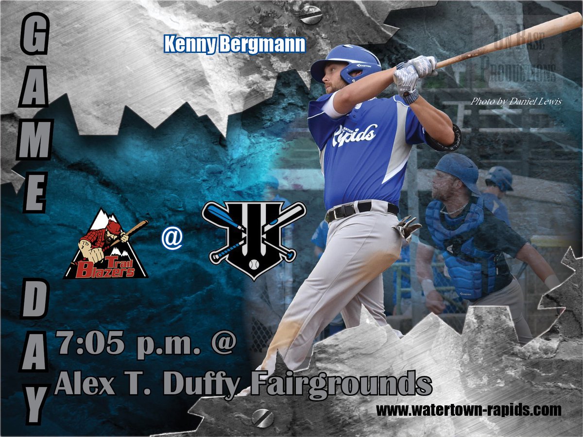 Basan_VB_Fam2's tweet photo. It’s @WatertownRapids GAME DAY baby! @K_Bergmann4 @BaileyLewis11 &amp; the boys host @ADKTrailBlazers #RideTheRapids @PGCBLbaseball https://t.co/dY6BXI69Ph