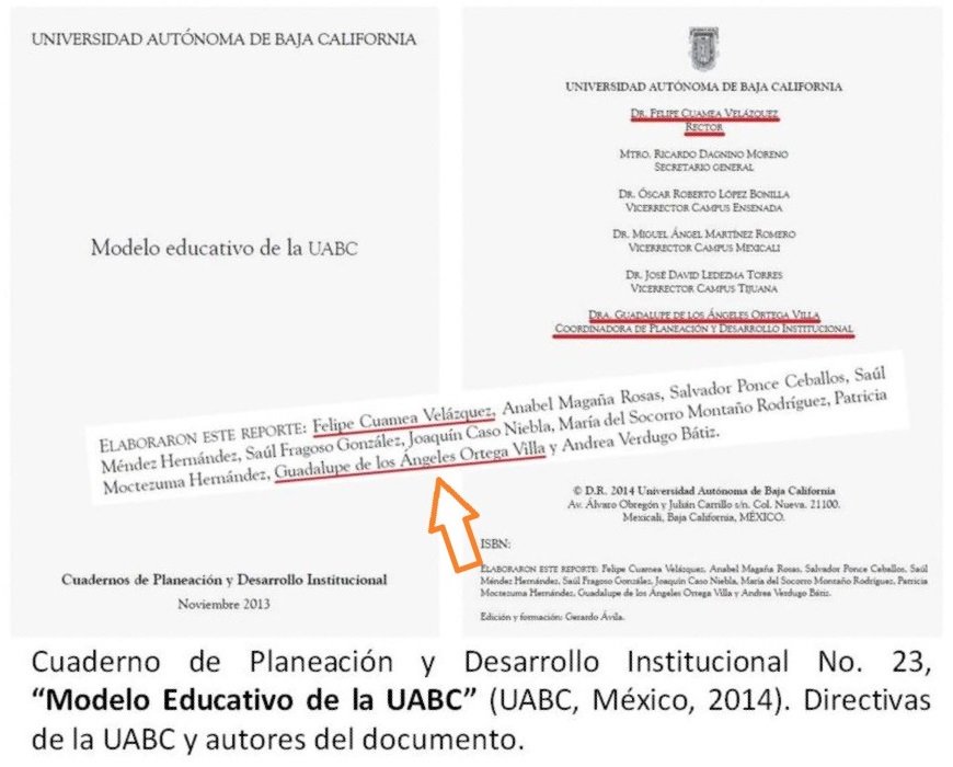 Grupo PlagioSOS в Twitter: „Estudio de caso N.° 12: ¿Plagio e impunidad  institucional en la Universidad Autónoma de Baja California? “Modelo  educativo de la UABC”, Felipe Cuamea Velázquez y otros (UABC, 2014). @