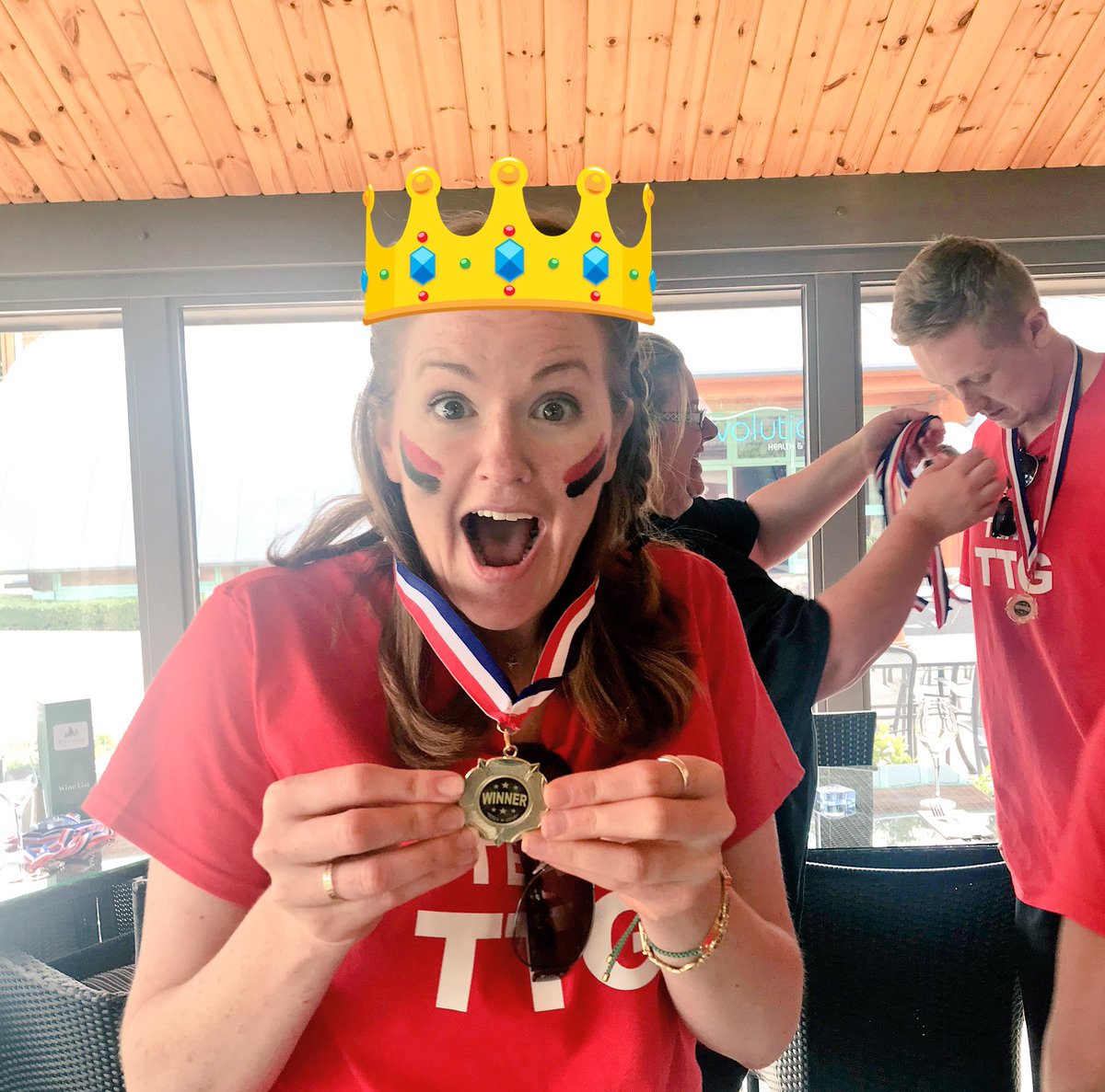 philippajacks's tweet photo. I bloody love winning. But hats off to #TeamHoseasons for giving #TeamTTG such stiff competition - and to @HollieHoseasons for hosting us so brilliantly at this beautiful park. Practise starts now for the #GoActiveGames 2019! https://t.co/SJJqykGEda