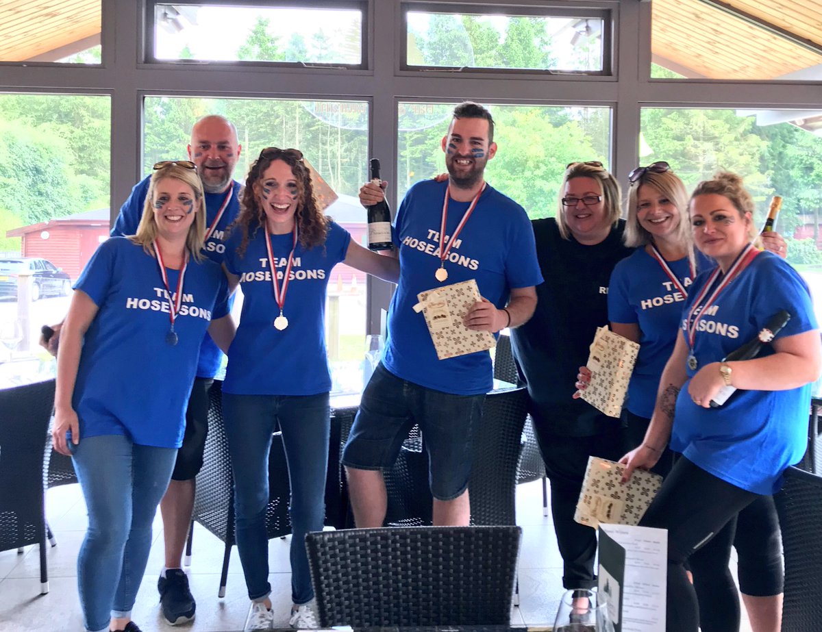 philippajacks's tweet photo. I bloody love winning. But hats off to #TeamHoseasons for giving #TeamTTG such stiff competition - and to @HollieHoseasons for hosting us so brilliantly at this beautiful park. Practise starts now for the #GoActiveGames 2019! https://t.co/SJJqykGEda