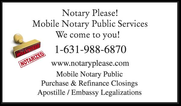 notaryplease's tweet photo. Mobile #Notary Services will be roaming the South Fork today. Text for a quote now 631-988-6870. #USOpen #mobilenotary #LongIsland https://t.co/JzxS9yrHXE