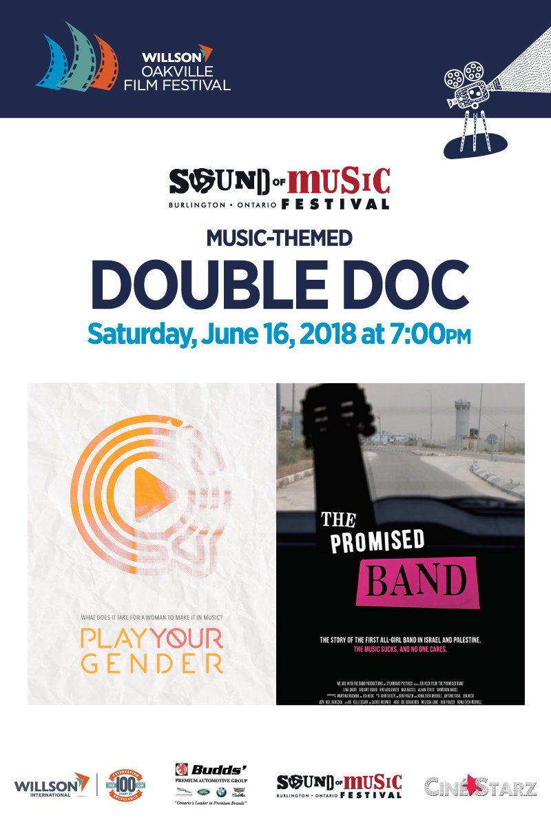 IndieCanEnt's tweet photo. THIS WEEKEND, come out to the @BSOMF. Catch @S_Clattenburg's @playyourgender and Jen Heck's @thepromisedband music-themed docs on June 16th at 7:00pm. https://t.co/w3WyEpr6td #SOM2018 #Cdnfilm #Cdndoc https://t.co/Q1dlklWR0N