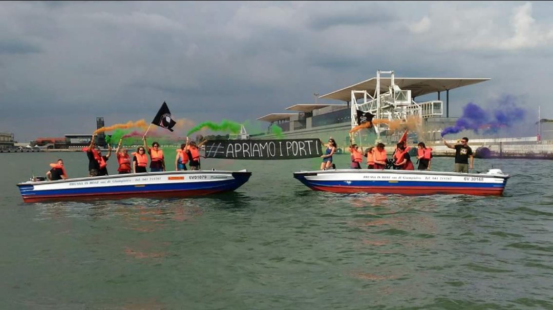 NoGrandiNavi Venezia tweet media