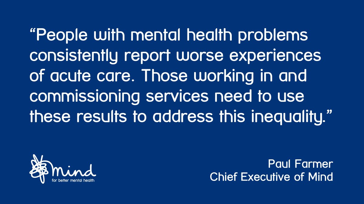 MindCharity's tweet photo. A new report out today from @CareQualityComm has highlighted more areas of concern. Services need to improve so that, regardless of your mental health background, you get the quality of care that you need. Read our response > https://t.co/mj1zrGkUUD https://t.co/ThH3X4Vv7J