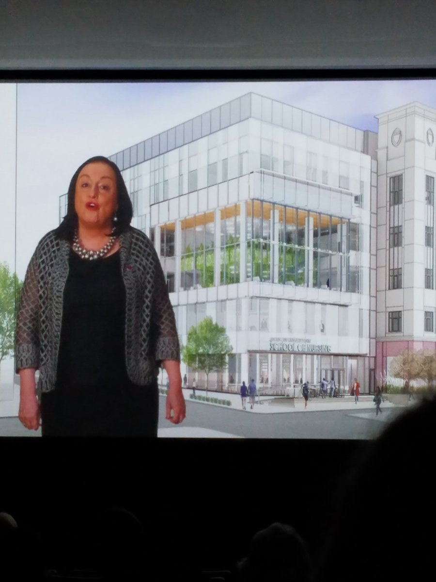 TamarRodney's tweet photo. Chief Architect ???? Dean Davidson announces our new nursing building plans...watch this space  2020...Exciting times ahead!! @JHUNursing https://t.co/7Hbmrsujue