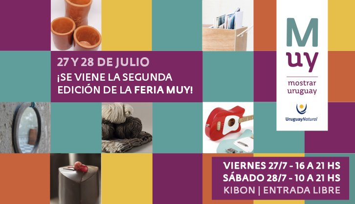 🗓 SAVE THE DATE
¡El 27 y 28 de julio se viene la segunda edición de la #FeriaMUY: Mostrar Uruguay! Reviví la edición del 2017 aquí >> marcapaisuruguay.gub.uy/muy <a href="/UruguayXXI/">Uruguay XXI</a> <a href="/Uruguay_Natural/">Uruguay Natural</a> <a href="/CDU_uruguay/">CDU</a>