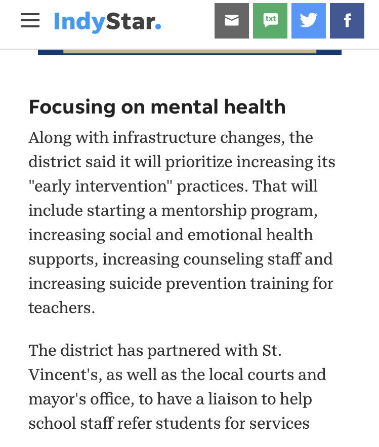 missemarsh's tweet photo. I’ve always been a strong advocate for a positive environment that promotes mental health in an educational setting.  This is a great step and hope other districts follow from this lead. https://t.co/lsjUyPsa2r