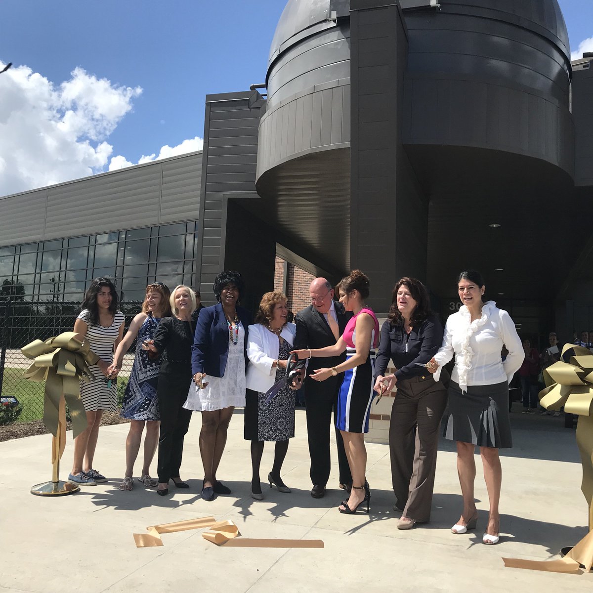It was a pleasure celebrating the new Felix Fraga STEM Bldg opening with @HCCDistrict &amp; the Portacello Family. May this building bring blessings to our community.
