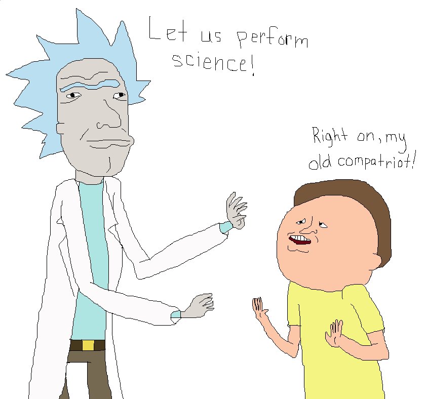 NothingButMunch's tweet photo. hey @JustinRoiland and @danharmon this took me 2 years but overall im pretty proud of it what do you think? #rickandmorty #science #LabcoatAndShortstop #yellowshirt #oldman https://t.co/cMZDcvOMhZ